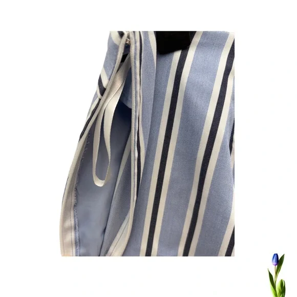 Karl Lagerfeld Designer Pants Nautical Striped Blue and White NO size I think L - Picture 3 of 8